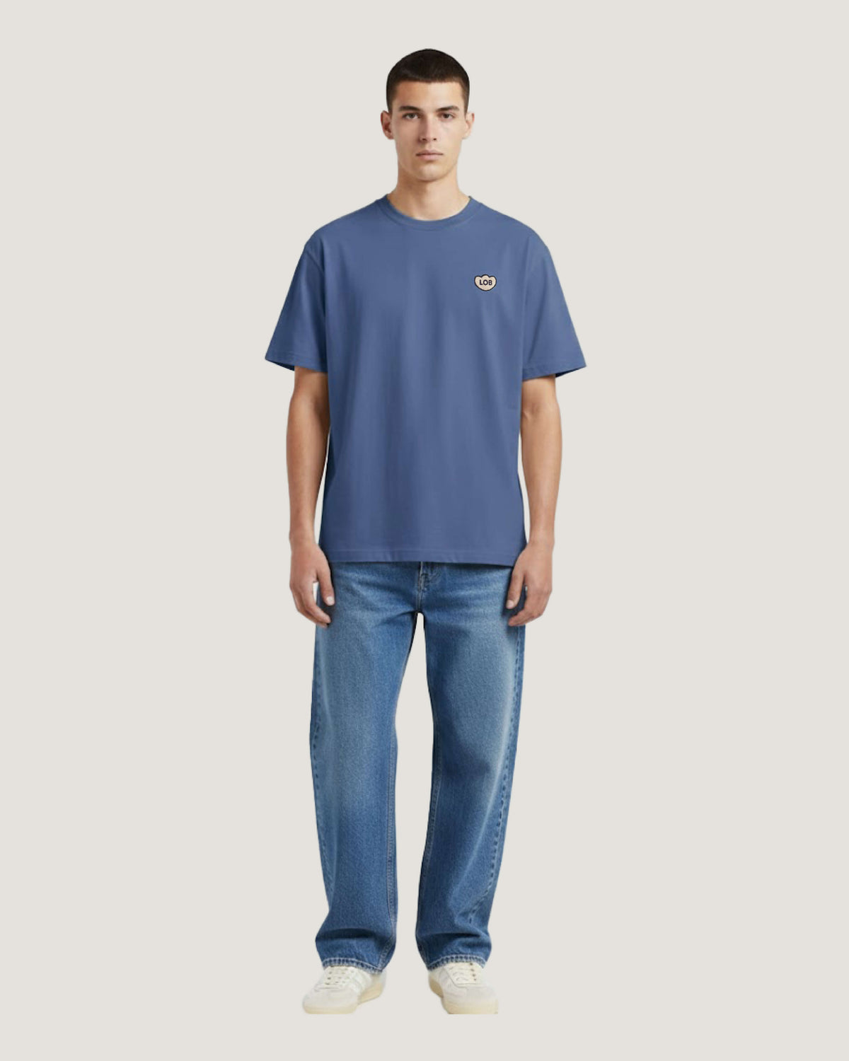 Camiseta Azul Espacial Hombre