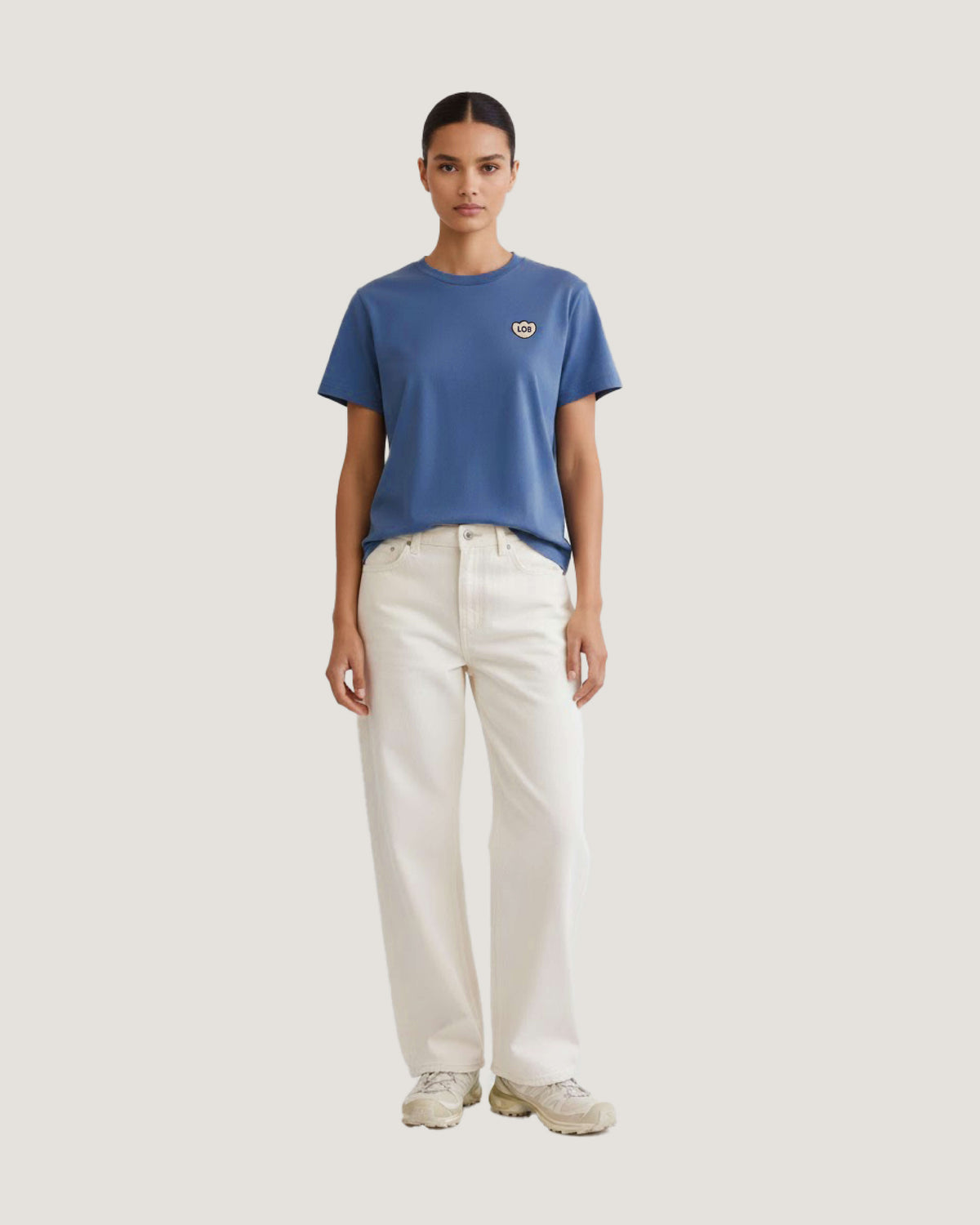 Camiseta Azul Espacial Mujer